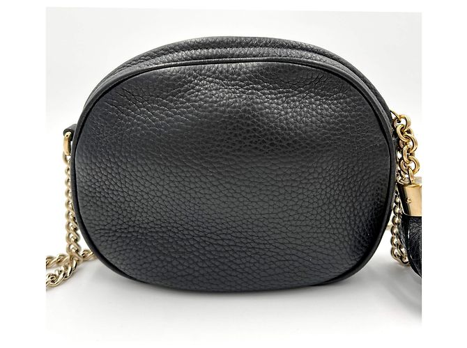 Gucci Cámara de Cuero Disco Soho Bandolera Negra Negro - vista 7
