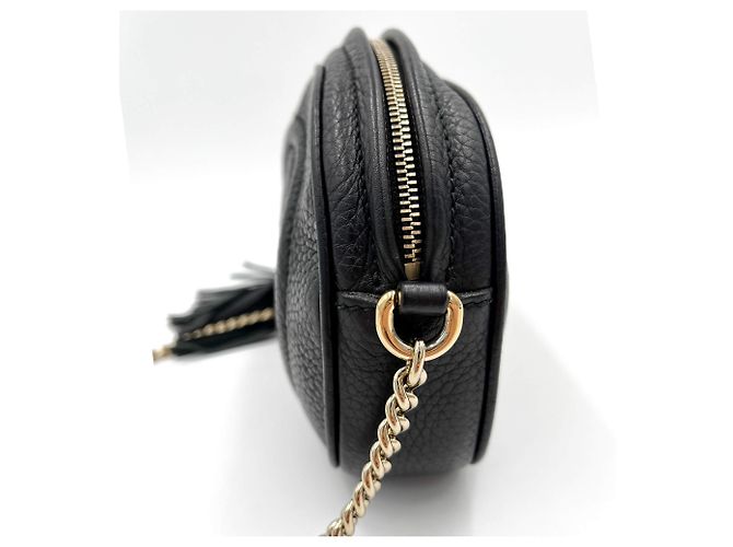 Gucci Cámara de Cuero Disco Soho Bandolera Negra Negro - vista 8