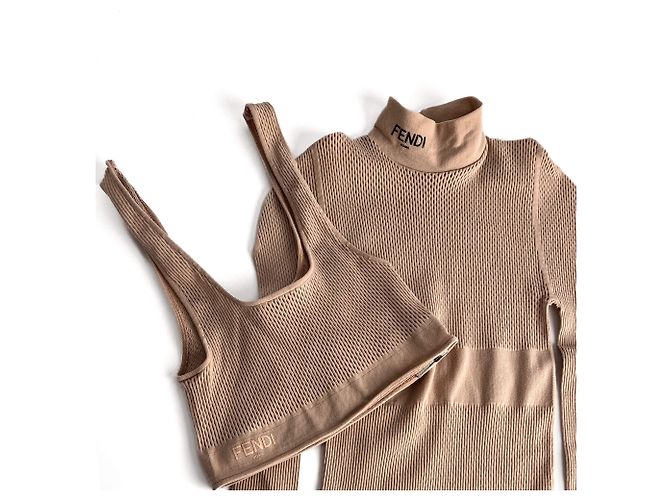 Fendi Nylon Körper XS Staubrosa - Ansicht 3