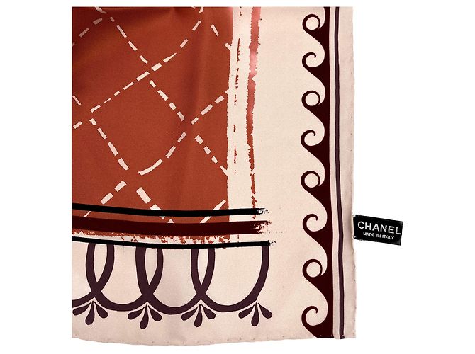 Chanel CC Seidenschal Staubrosa - Ansicht 7