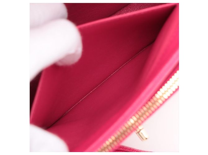 Chanel Borsa piccola in pelle caviar trapuntata Affinity rosa - vista 14