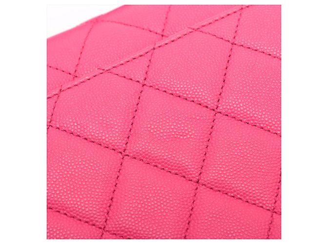 Chanel Borsa piccola in pelle caviar trapuntata Affinity rosa - vista 19