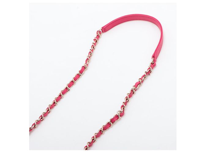 Chanel Borsa piccola in pelle caviar trapuntata Affinity rosa - vista 9