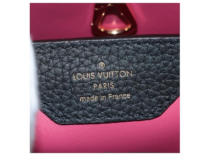 Louis Vuitton Borsa Capucines BB in pelle Taurillon nera a 2 modi Nero - vista 12