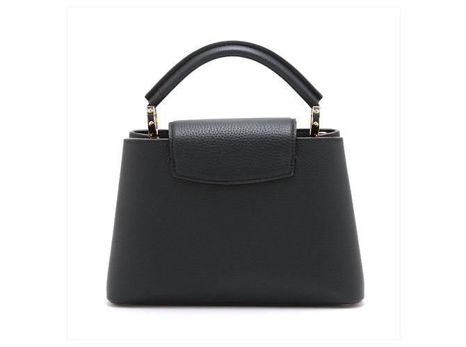 Louis Vuitton Borsa Capucines BB in pelle Taurillon nera a 2 modi Nero - vista 3