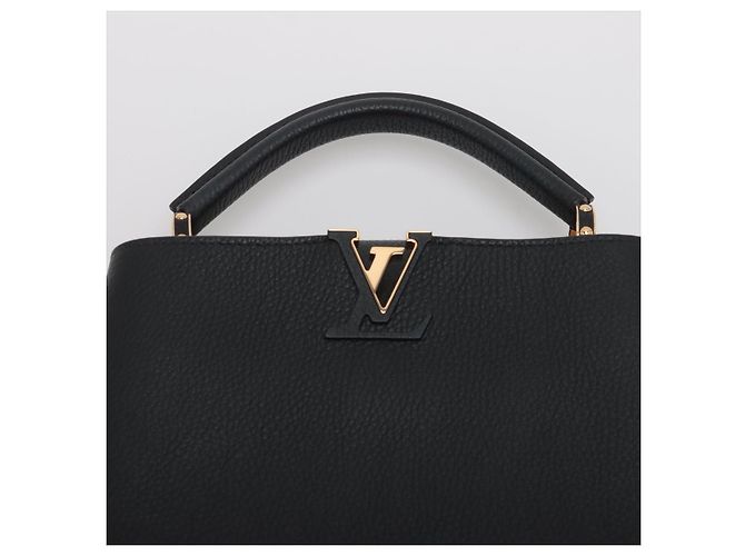 Louis Vuitton Borsa Capucines BB in pelle Taurillon nera a 2 modi Nero - vista 7