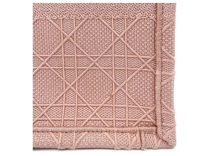 Dior Mittelgroße bestickte Canvas-Tasche Book Tote in Pink - Ansicht 7