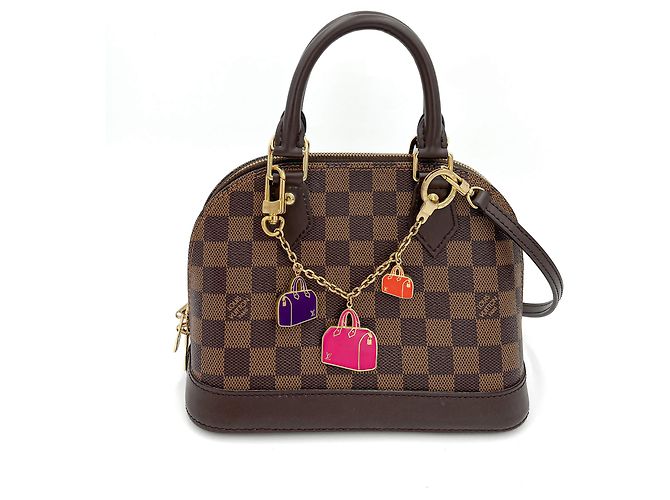 Louis Vuitton Charm in ottone Emanel Iconic Speedy Multicolore - vista 3