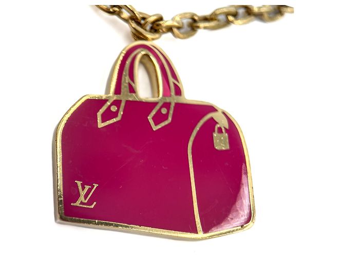 Louis Vuitton Charm in ottone Emanel Iconic Speedy Multicolore - vista 4