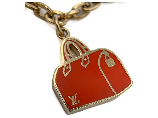Louis Vuitton Charm in ottone Emanel Iconic Speedy Multicolore - vista 5