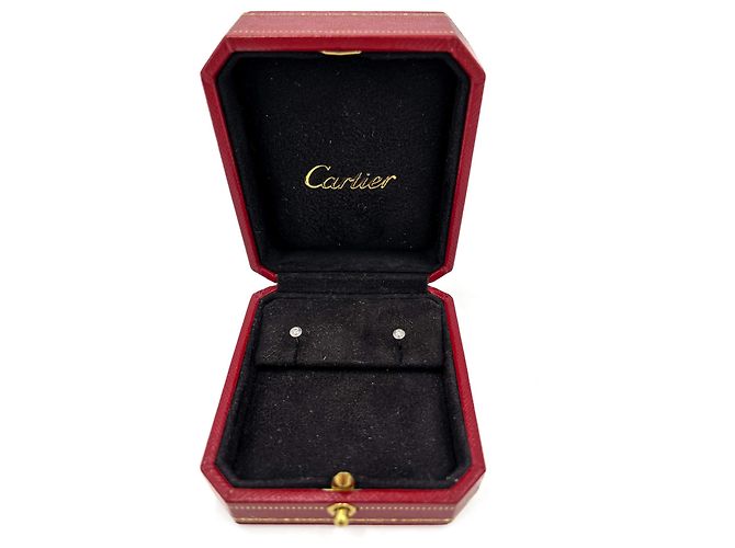 Cartier Pendientes de oro blanco D'amour, mini en plata - vista 10