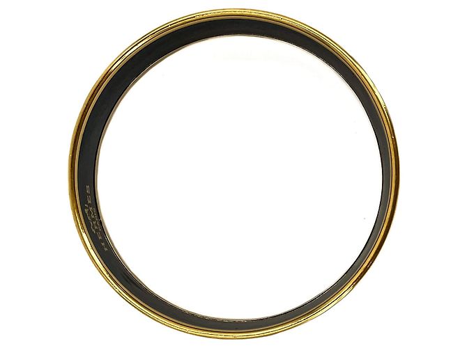 Hermès Bracciale in metallo placcato oro Emanel, carrozza rossa multicolore - vista 9