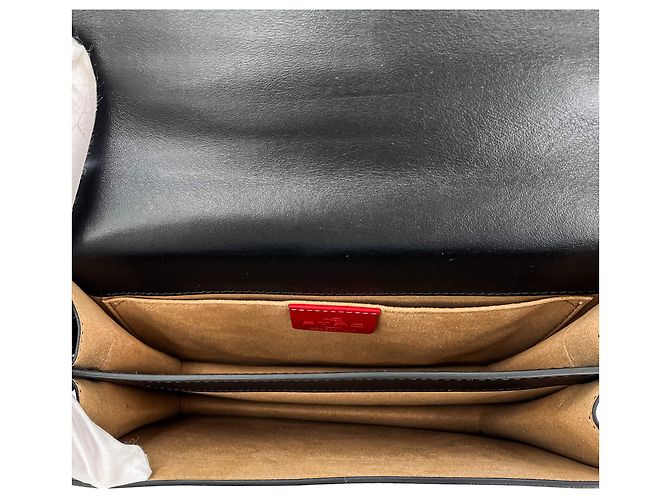 Etro Borsa a spalla in pelle arcobaleno nera Nero - vista 14