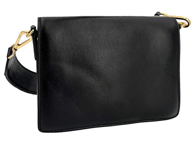 Etro Borsa a spalla in pelle arcobaleno nera Nero - vista 8