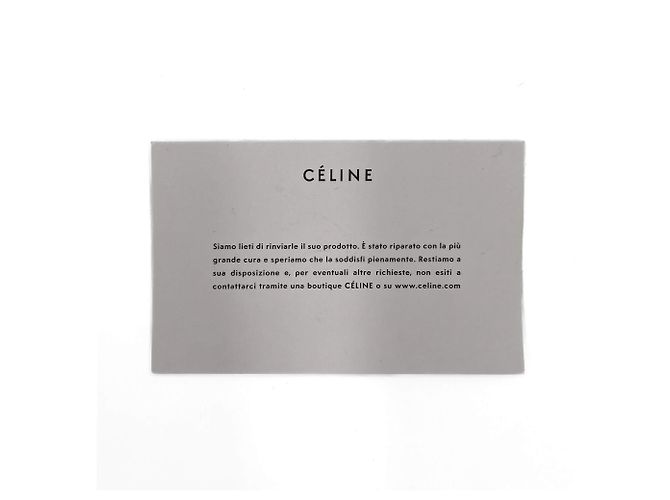 Céline Trapeze Große Leder-Handtasche in Trikolore Bordeaux - Ansicht 15