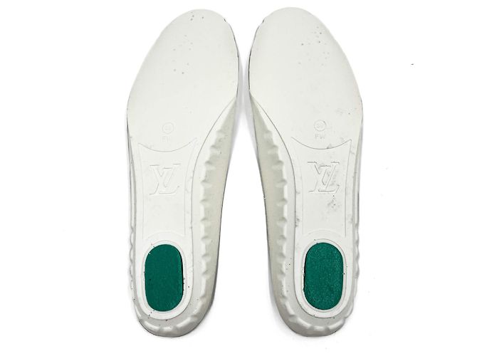 Louis Vuitton Leder-Sneaker mit Socken 39 Monogram Weiß - Ansicht 12