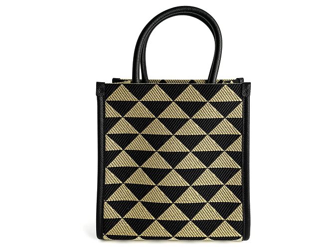 Prada Mini Poliestere 2 Vie Crossbody Bicolore Multicolore - vista 6
