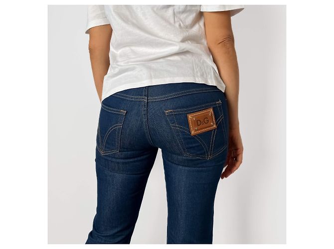 Dolce & Gabbana Jeans Slim Pants 25 Blu - vista 2