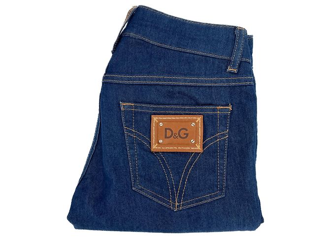 Dolce & Gabbana Jeans Slim Pants 25 Blu - vista 3