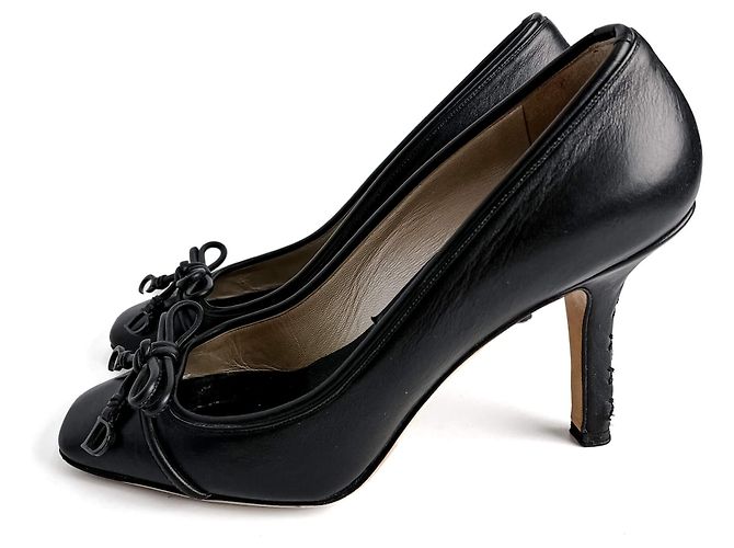 Dior Pumps in pelle 38 1/2 neri Nero - vista 2