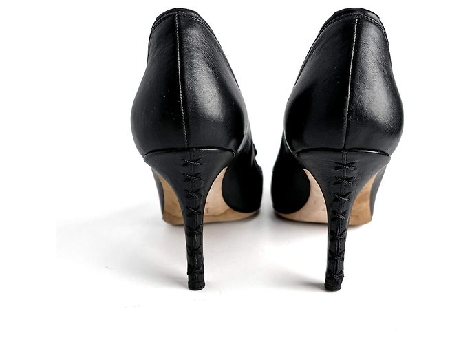 Dior Pumps in pelle 38 1/2 neri Nero - vista 3