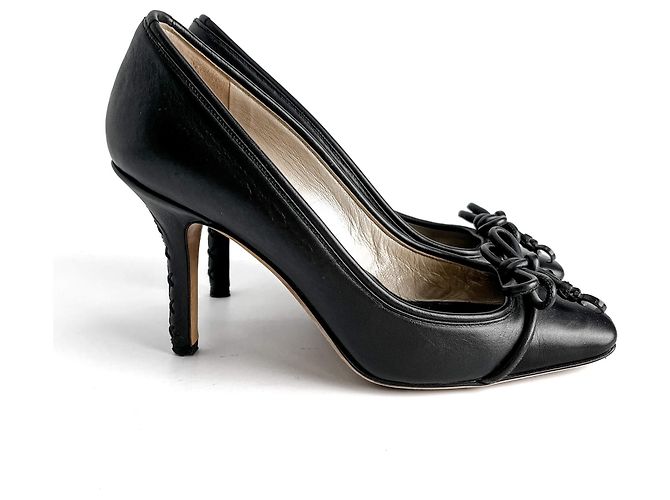 Dior Pumps in pelle 38 1/2 neri Nero - vista 4