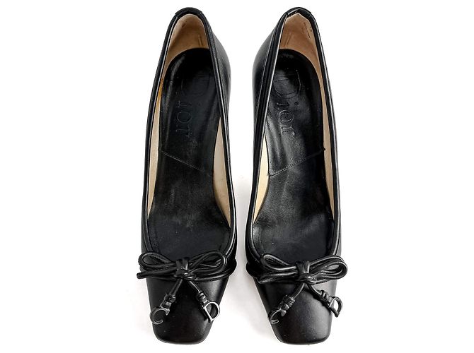 Dior Pumps in pelle 38 1/2 neri Nero - vista 5