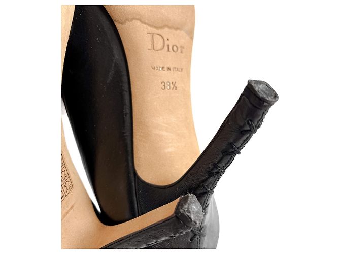 Dior Pumps in pelle 38 1/2 neri Nero - vista 9