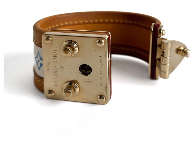 Louis Vuitton Wrap Murakami Mehrfarbiger Lederarmband Größe S Mehrfarben - Ansicht 3