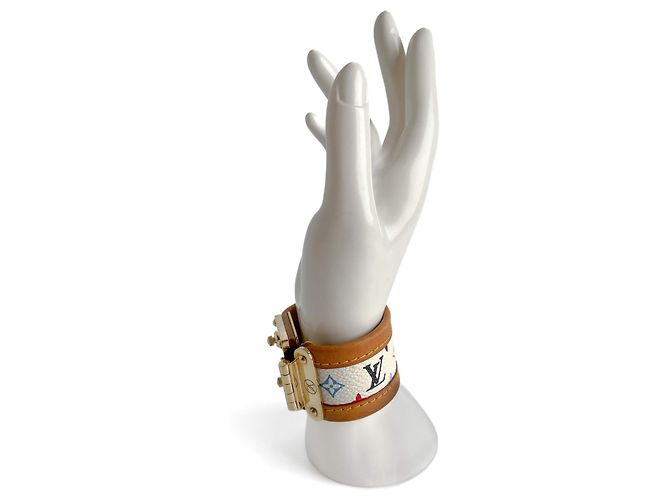 Louis Vuitton Wrap Murakami Mehrfarbiger Lederarmband Größe S Mehrfarben - Ansicht 6