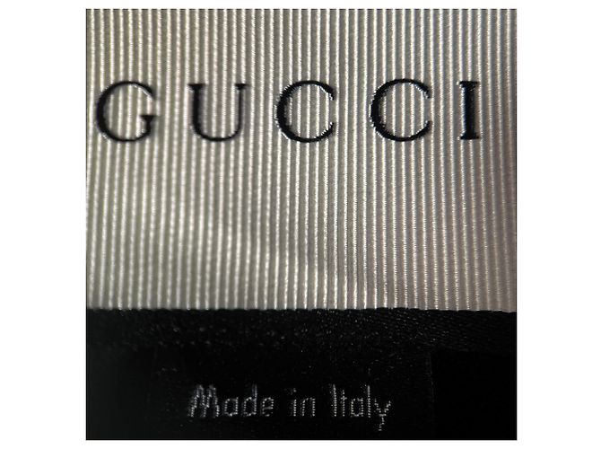 Gucci Verschlungenes Mini-Stoffkleid 36 schwarz - Ansicht 9