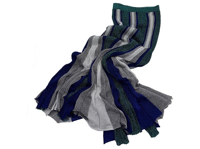 Missoni Lurex-Stoffrock 36 Metallisch - Ansicht 6