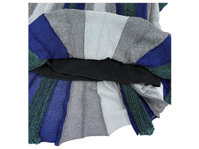 Missoni Lurex-Stoffrock 36 Metallisch - Ansicht 7