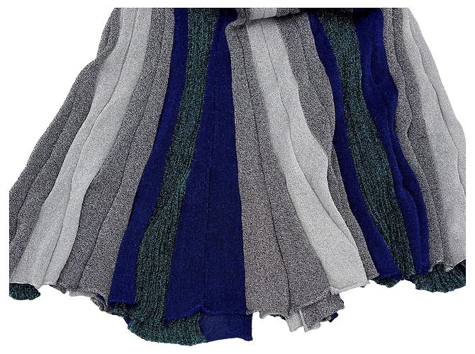 Missoni Lurex-Stoffrock 36 Metallisch - Ansicht 8