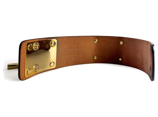 Autre Marque Bracciale in pelle 18 CM Nero - vista 8