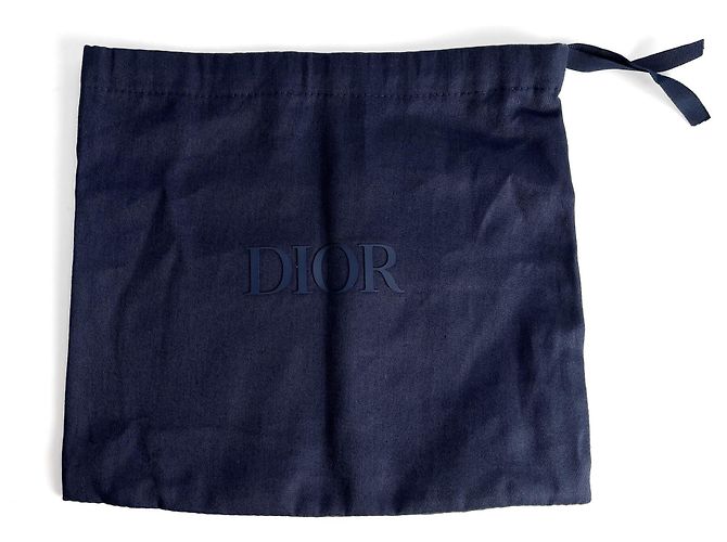 Dior x Shawn Stussy Borsa a tracolla in pelle 2 vie blu - vista 14