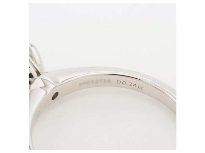 Tiffany & Co Solitaire Platinum Ring 16mm Diameter - Ansicht 6