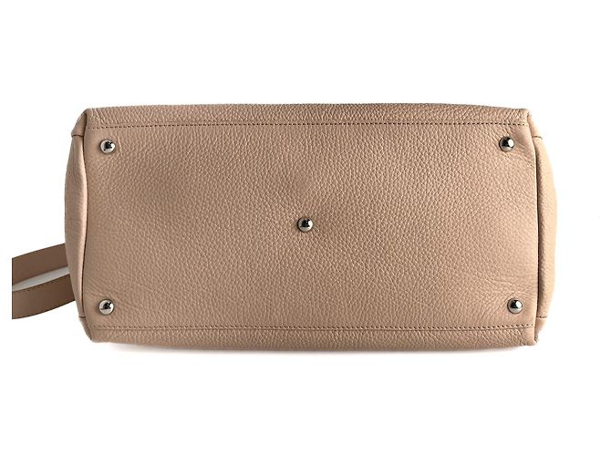 Zanellato Bolso mensajero Postina Medium de cuero, 2 formas, rosa - vista 6
