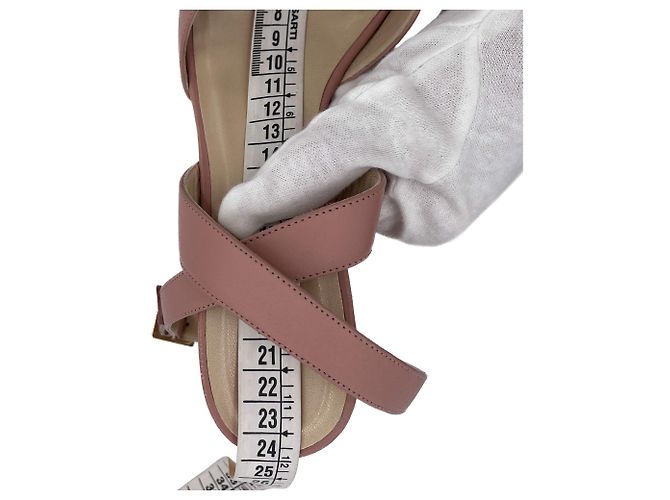Jimmy Choo Sandali in pelle 38 Rosa ballet - vista 11