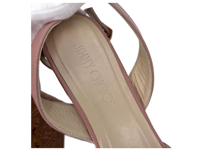 Jimmy Choo Sandali in pelle 38 Rosa ballet - vista 6