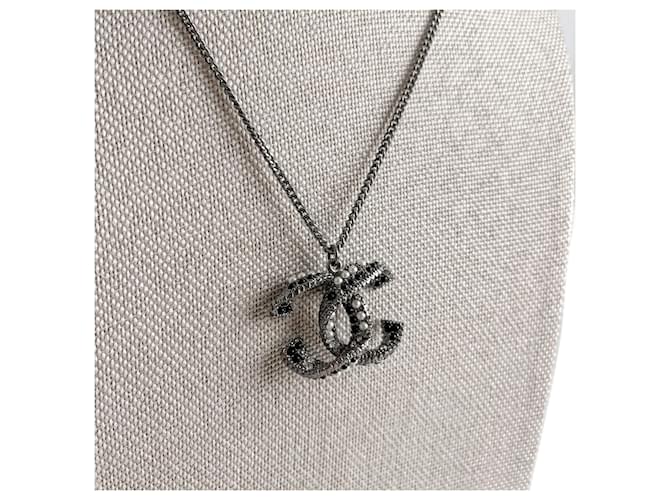 Timeless Chanel Collana in metallo bicolore CC Multicolore - vista 3