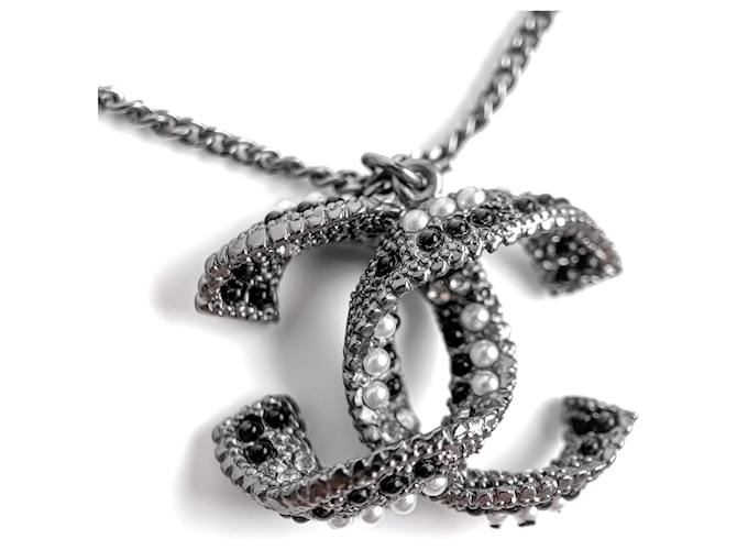 Timeless Chanel Collana in metallo bicolore CC Multicolore - vista 4