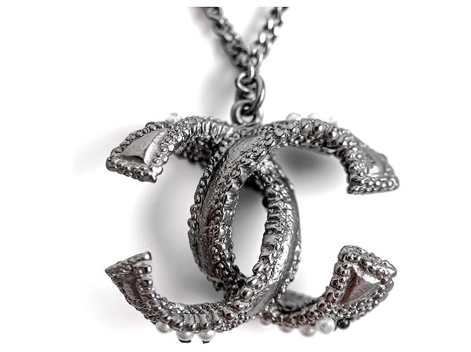 Timeless Chanel Collana in metallo bicolore CC Multicolore - vista 5