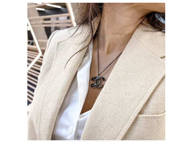 Timeless Chanel Collana in metallo bicolore CC Multicolore - vista 8