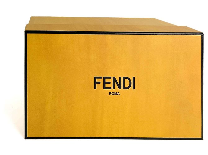 Fendi Mocassino in pelle Baguette 38 1/2 Giallo - vista 11