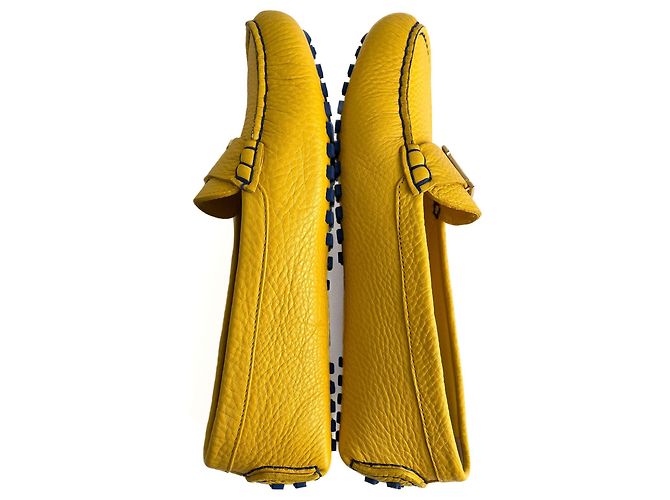 Fendi Mocassino in pelle Baguette 38 1/2 Giallo - vista 7