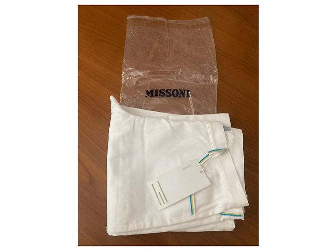 Pantalones Missoni 622 DC45 Blancos Algodón - vista 7
