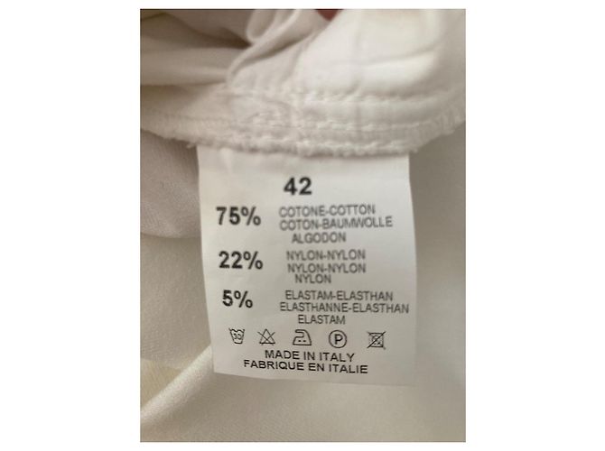 Pantalones Missoni 622 DC45 Blancos Algodón - vista 8