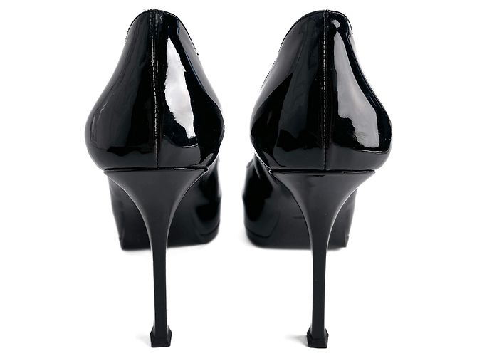 Saint Laurent Tribute Lackleder-Pumps 40 Schwarz - Ansicht 5