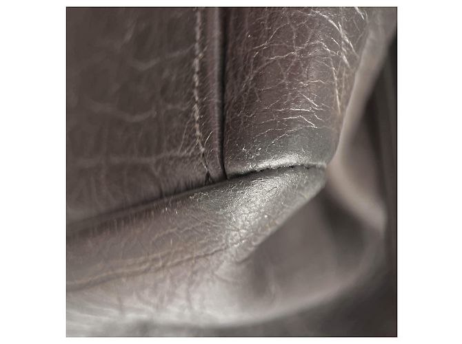 Saint Laurent Bolsa de ombro com aba 2 vias em couro de bezerro grained croco médio Niki cinza - vista 13